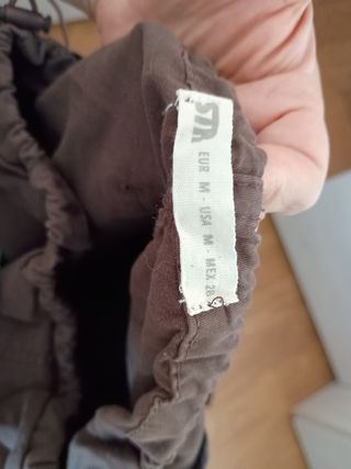 Pantalón Stradivarius marrón - M