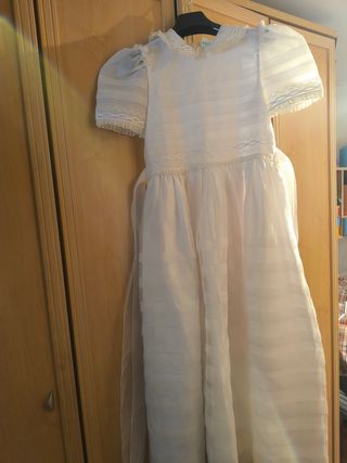 Vestido comunión niña blanco