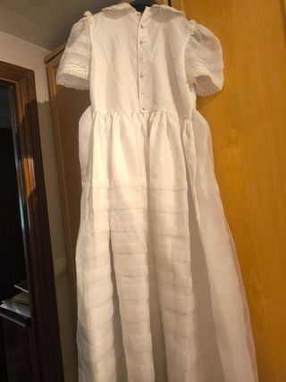 Vestido comunión niña blanco