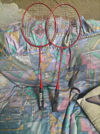 2 Raquetas Bádminton Wilson
