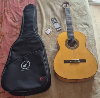 Guitarra zurdo flamenca artesanal Prudencio Sáez