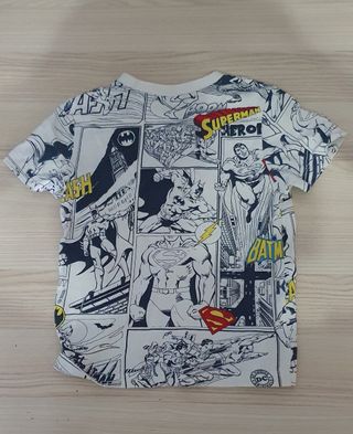 3 magliette bimbo 4-5 anni Superman Primigi