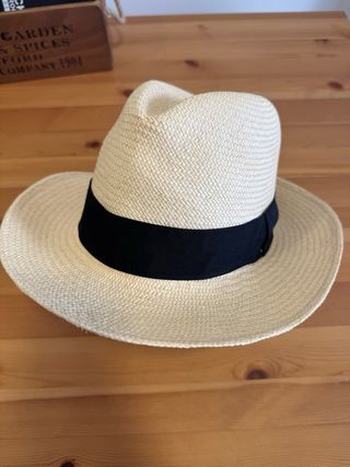 Sombrero Paja Toquilla Beige