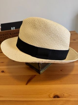 Sombrero Paja Toquilla Beige