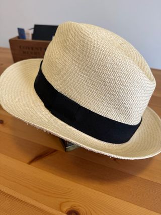 Sombrero Paja Toquilla Beige