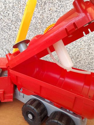 Camión de bomberos agua juguete