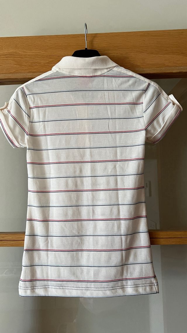 Polo Puma rayas azul-rojo manga corta “Puma”