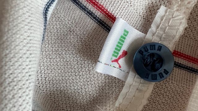 Polo Puma rayas azul-rojo manga corta “Puma”