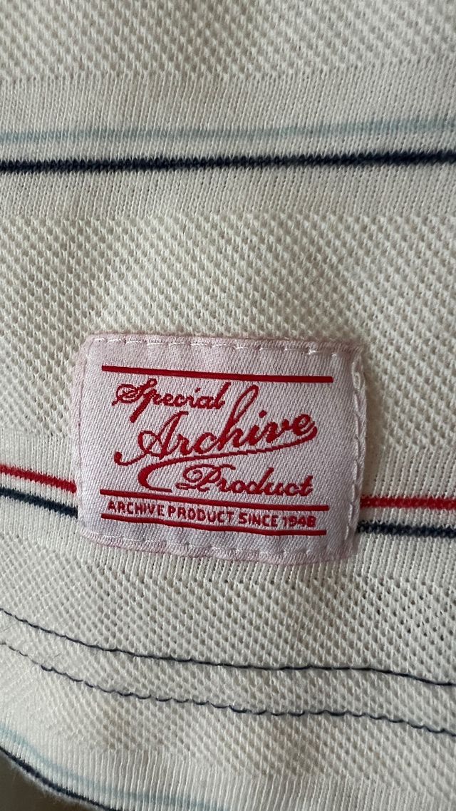 Polo Puma rayas azul-rojo manga corta “Puma”