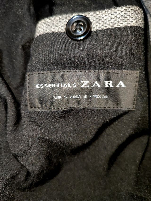 Americana Zara gris hombre talla S