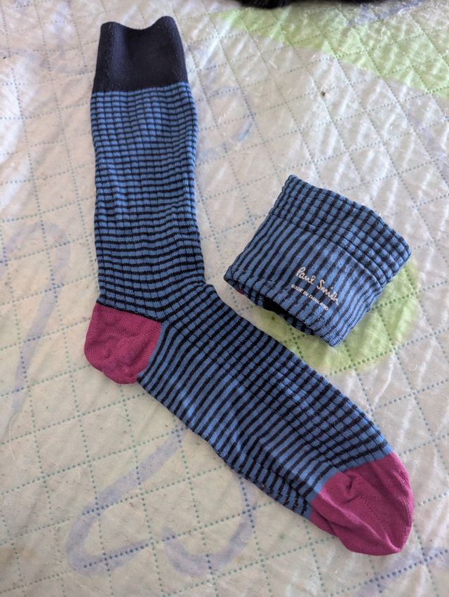 Calzini Paul Smith blu e rosa