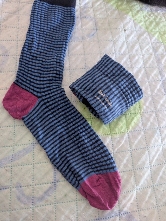 Calzini Paul Smith blu e rosa