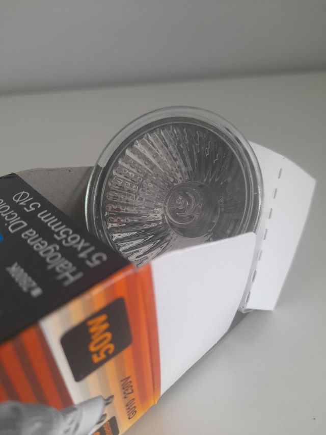 4 Bombillas halógenas Silver Electronics GU10 50w