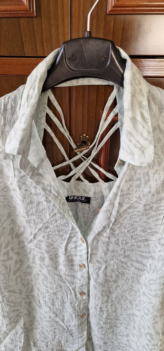 Camicia estiva senza maniche