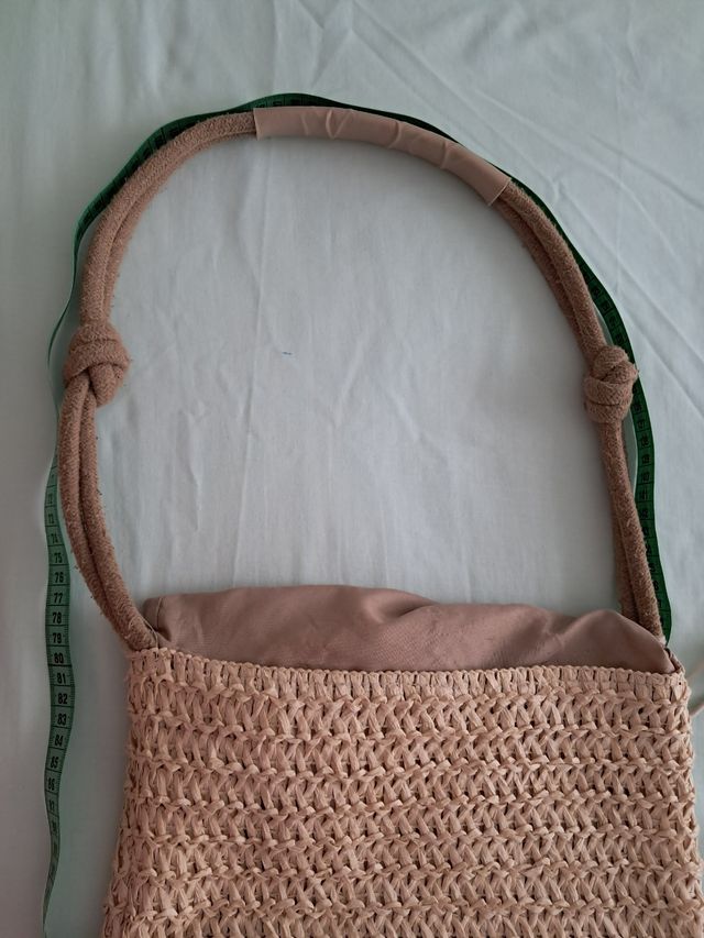 Bolso paja beige