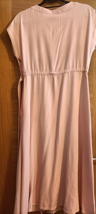 Sfera vestido midi rosa verano