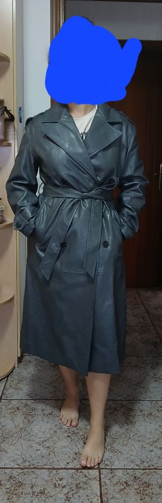 Gabardina gris - Talla S