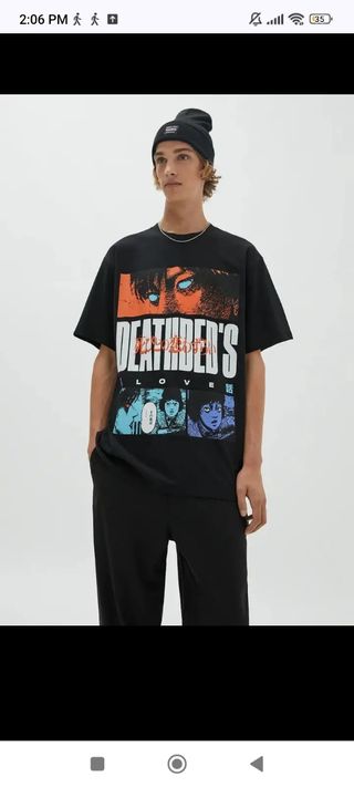 Camiseta Pull&Bear x Junji Ito – NUEVA con etiquet