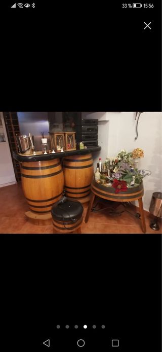 Barra bar + tavoli + sgabelli