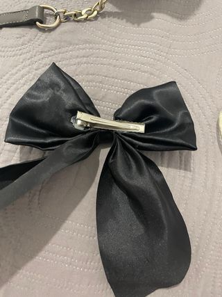 Lazos para el pelo negro grande y dos pequeños