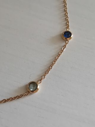 Collana oro multicolor