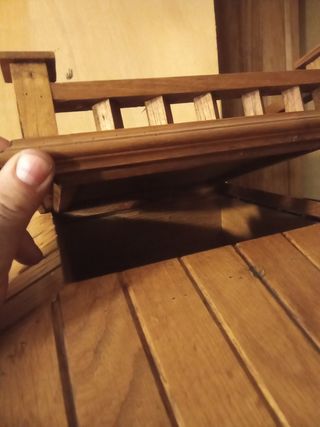 Botellero madera marrón