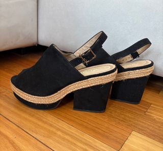 Sandalias plataforma Corina negras