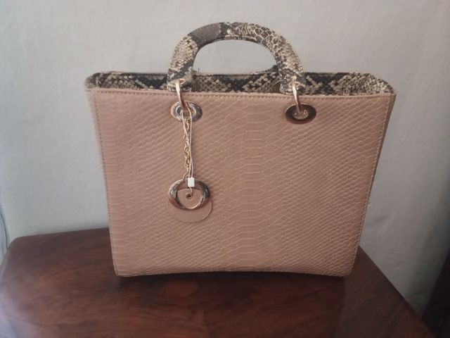 Borsa beige - Tracolla