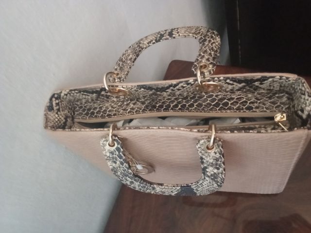 Borsa beige - Tracolla