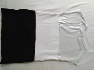 Vestido Mayoral fiesta blanco y negro