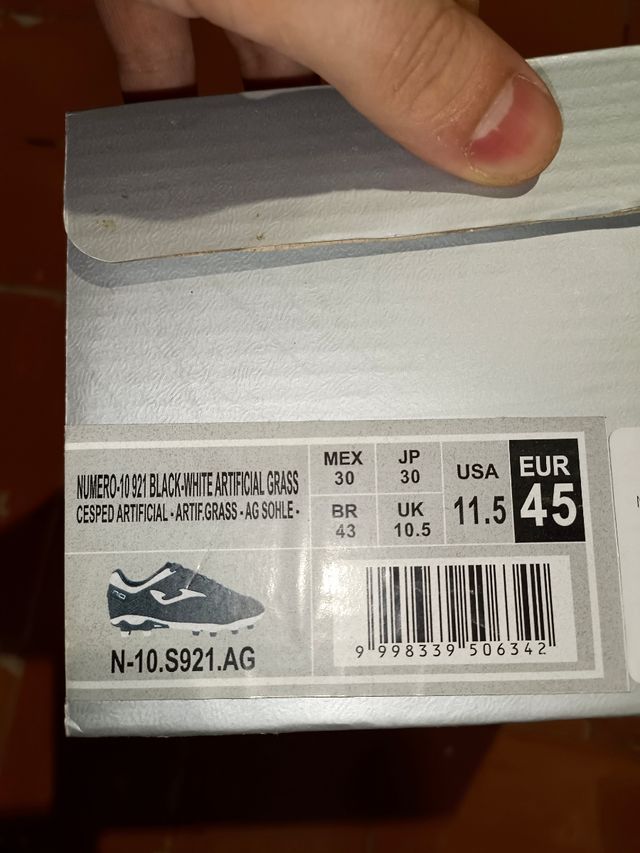 Botas fútbol Joma - Talla 45