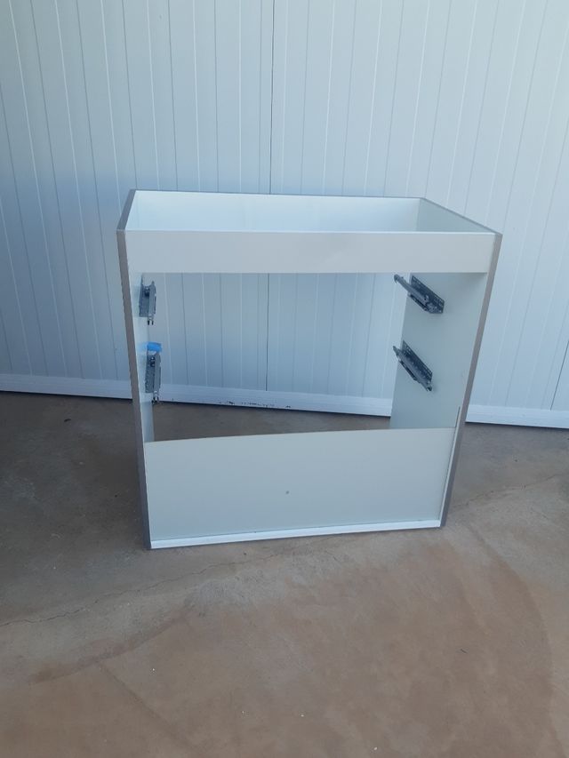 Mueble baño Leroy Merlin gris 80x45cm