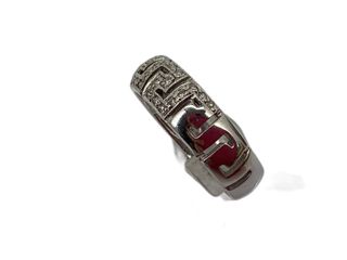 anillo oro 18k con piedra con diamante