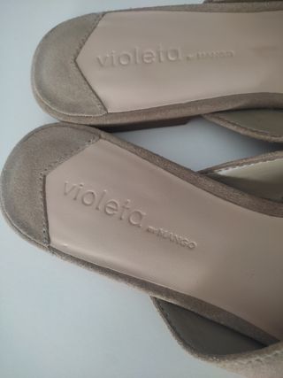 Sandalias Violeta by Mango - Beige - 40