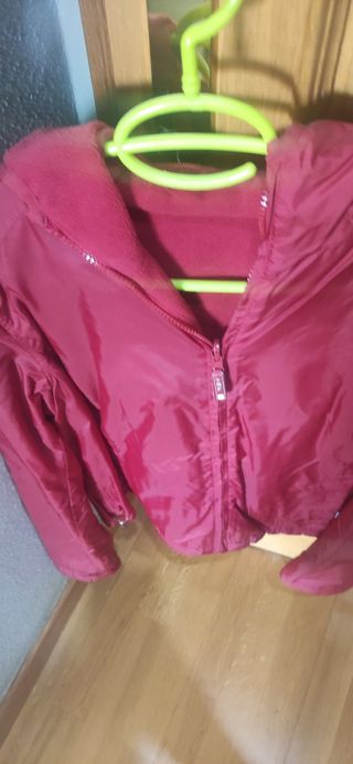 Cazadora roja mujer