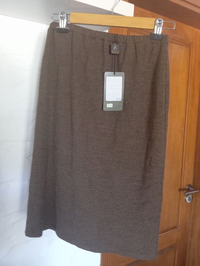 Falda Novak marrón - Talla 42