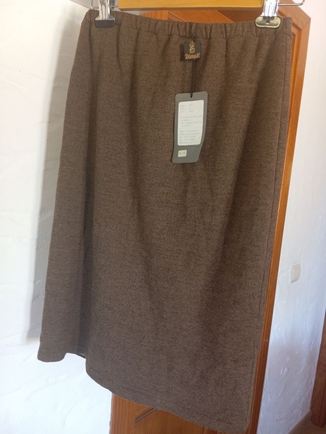 Falda Novak marrón - Talla 42