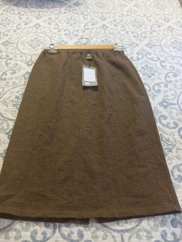 Falda Novak marrón - Talla 42