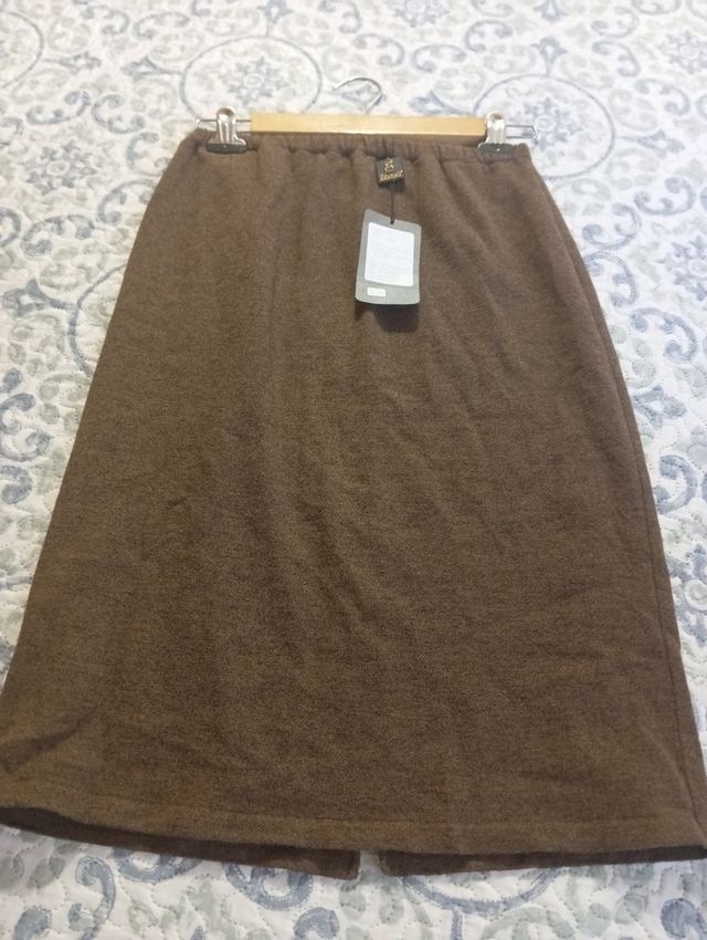 Falda Novak marrón - Talla 42
