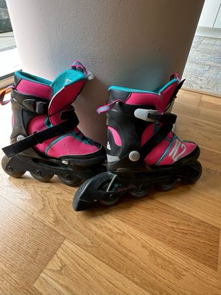 Patines K2 niña, talla ajustable 32-37