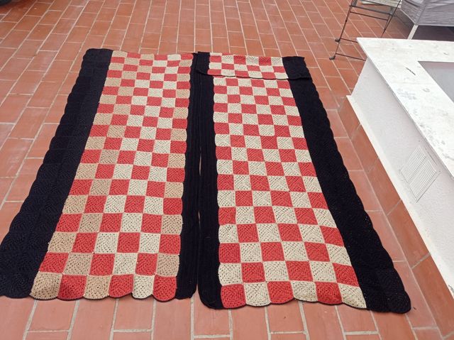 DOS EN UNO!! COLCHAS DE MACRAME HECHAS A MANO