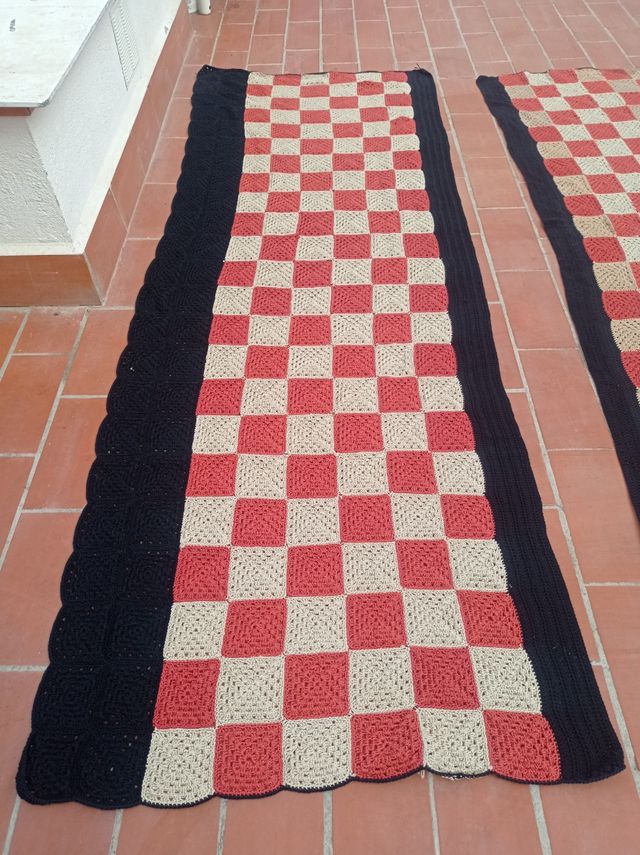 DOS EN UNO!! COLCHAS DE MACRAME HECHAS A MANO