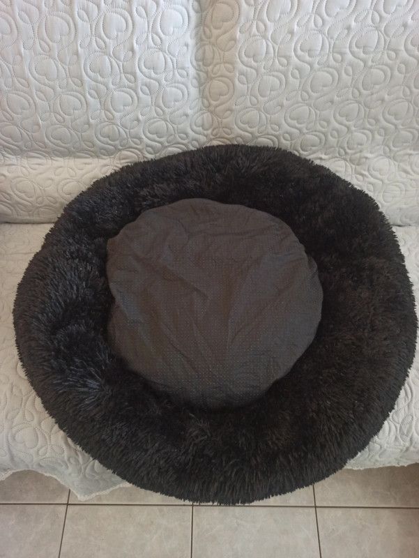 Cuccia morbida per cani - nera