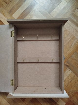 Caja Decorativa de Madera - Porta Llaves