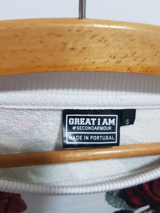 Jersey GREAT IAM floral blanco