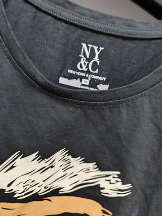 Vestido premamá NY - Negro/Amarillo