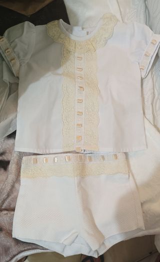 Conjunto bebé hecho a mano