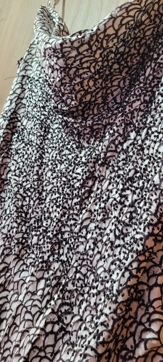 Vestido largo estampado