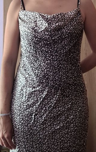 Vestido largo estampado