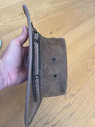 Sombrero Barmah Piel Marrón